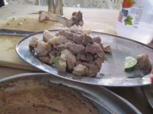 Camel meat